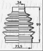 FIRST LINE FCB6143 Bellow, driveshaft